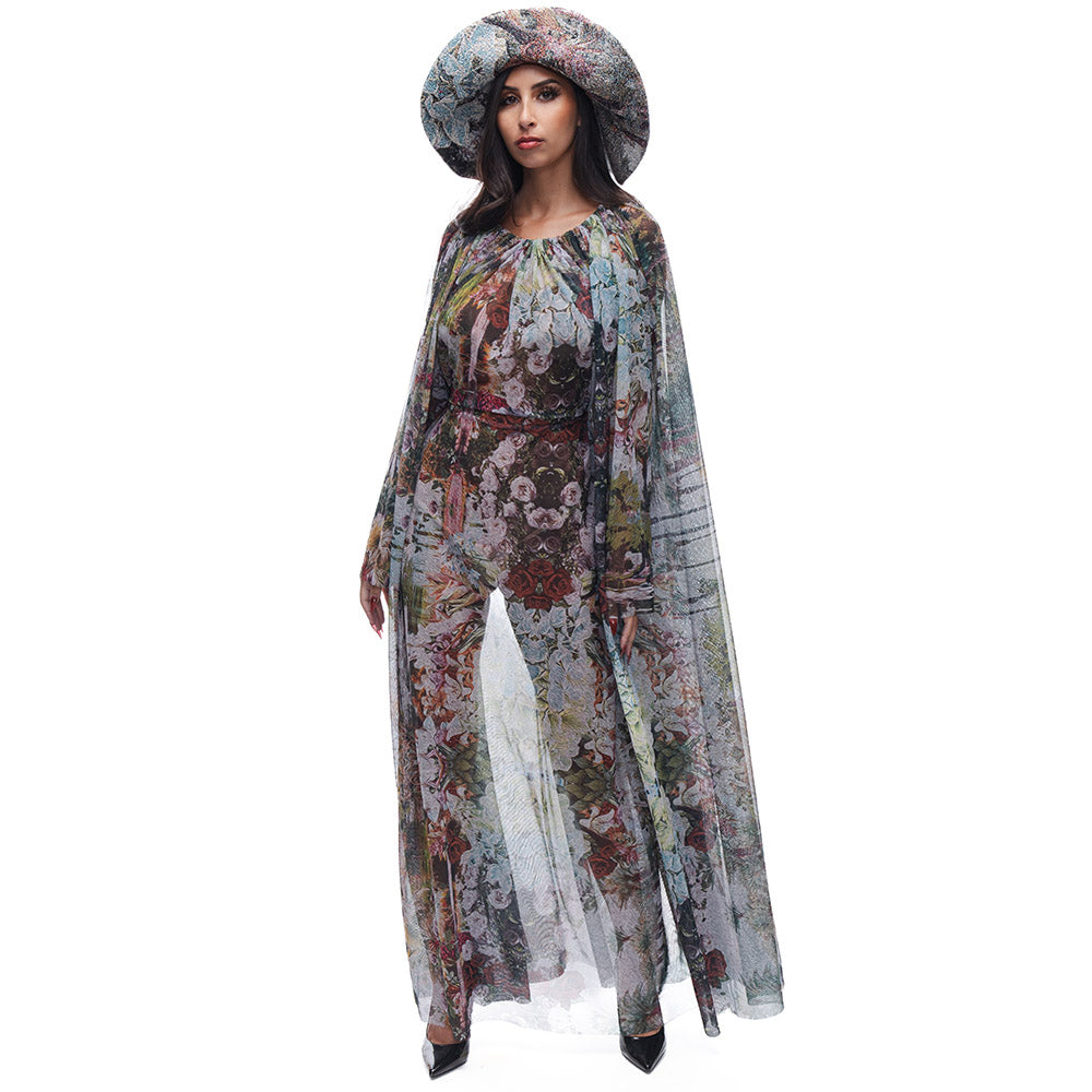 Curtain Mesh Dress
