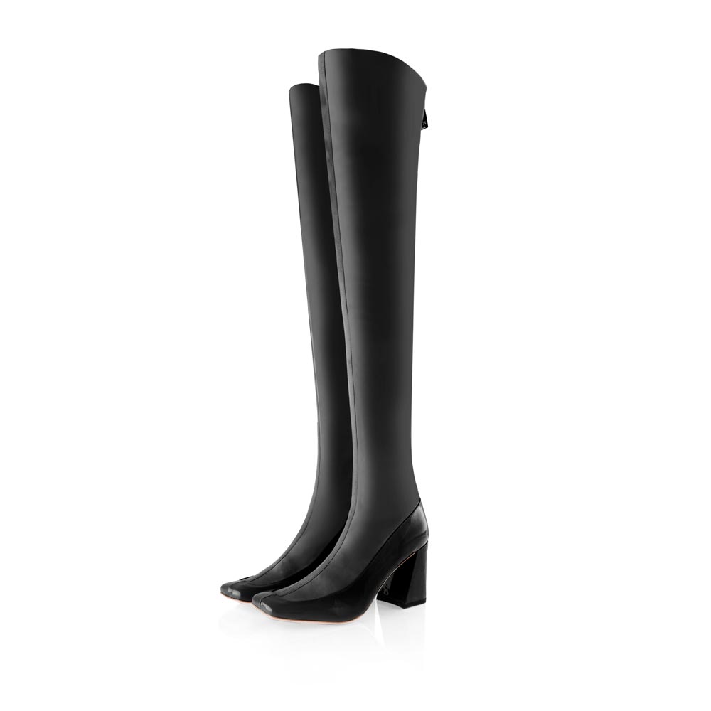 Latex boots sale shop