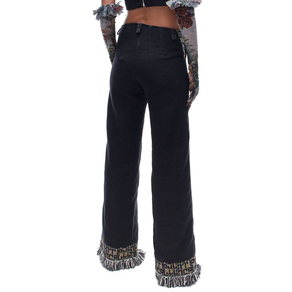 Low-Rise Tapestry Trousers