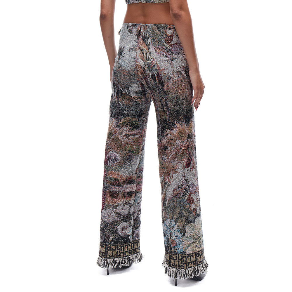 Low-Rise Tapestry Trousers