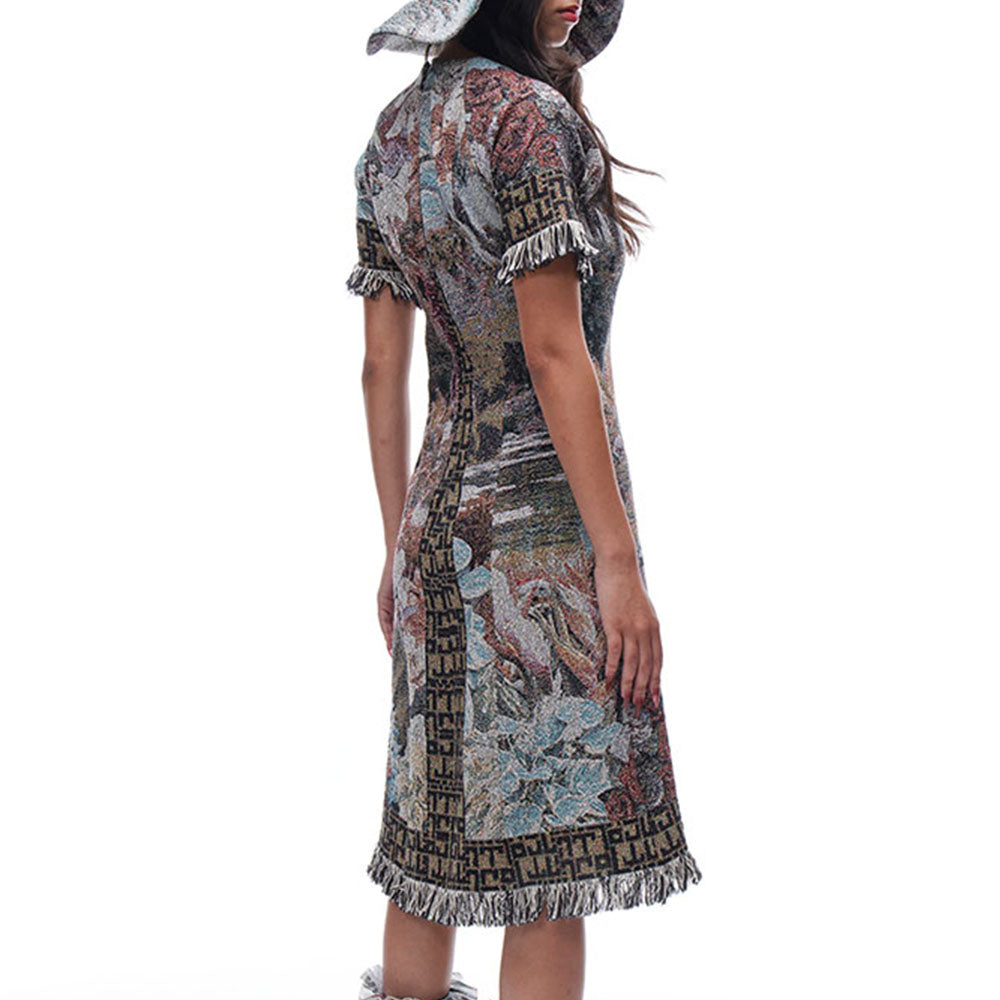 Midi Tapestry Dress