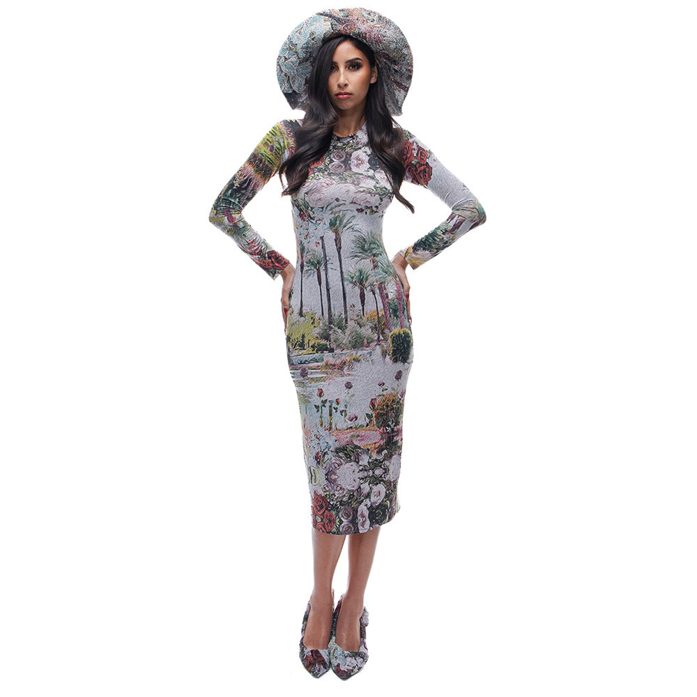 Curtain Mesh Dress