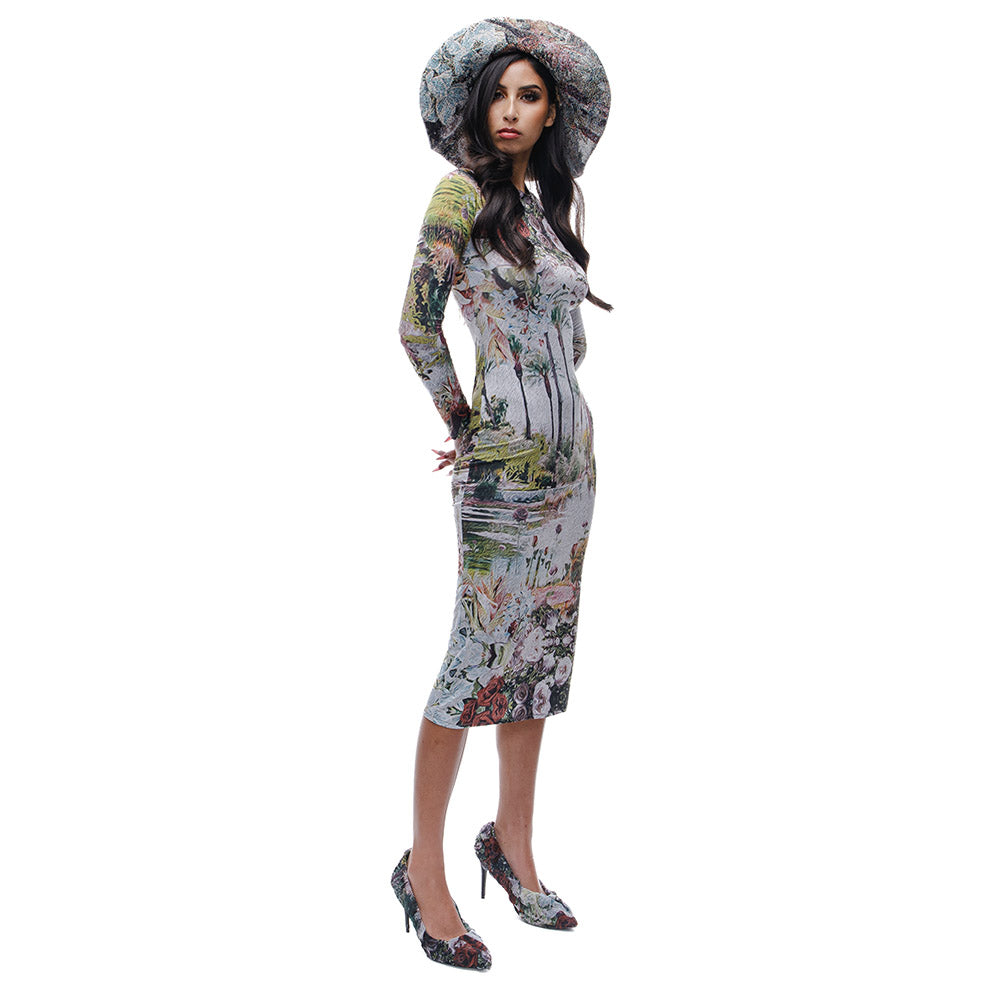 Curtain Mesh Dress