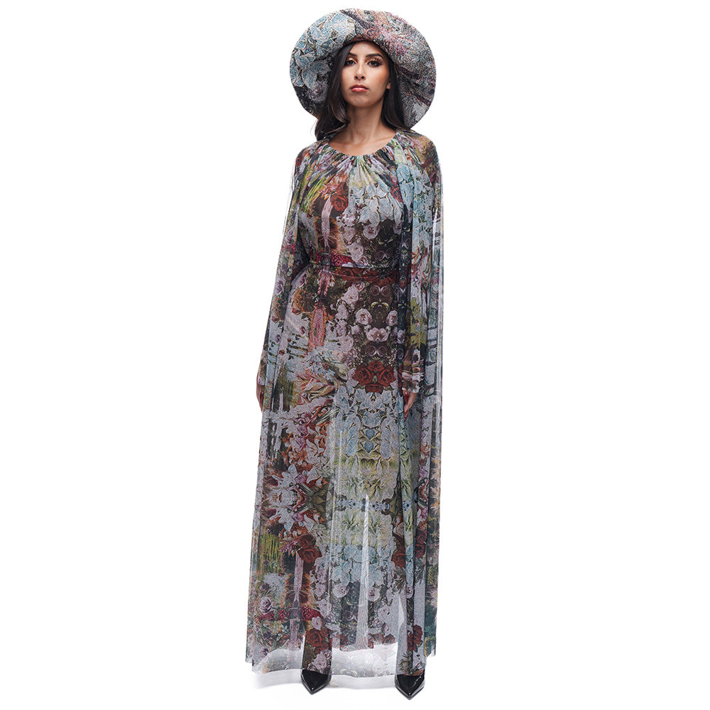 Curtain Mesh Dress