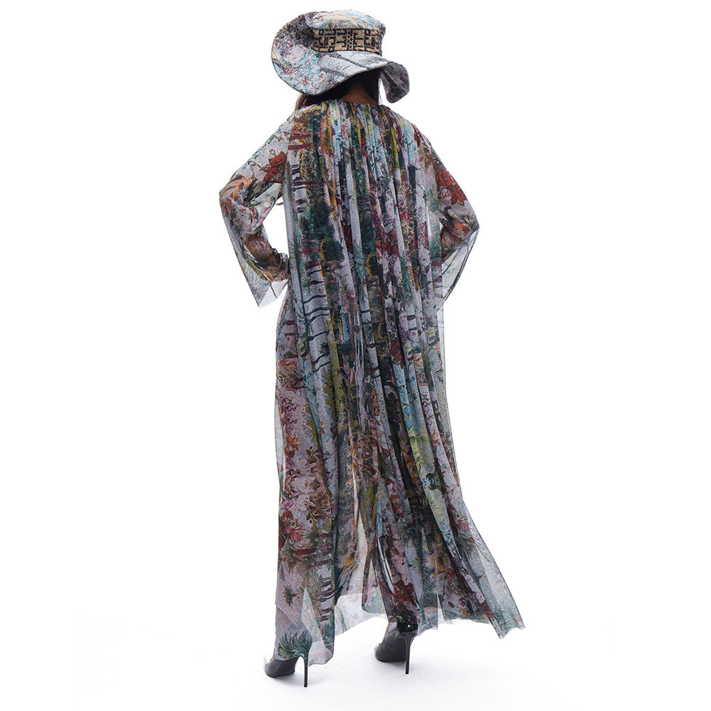 Curtain Mesh Dress